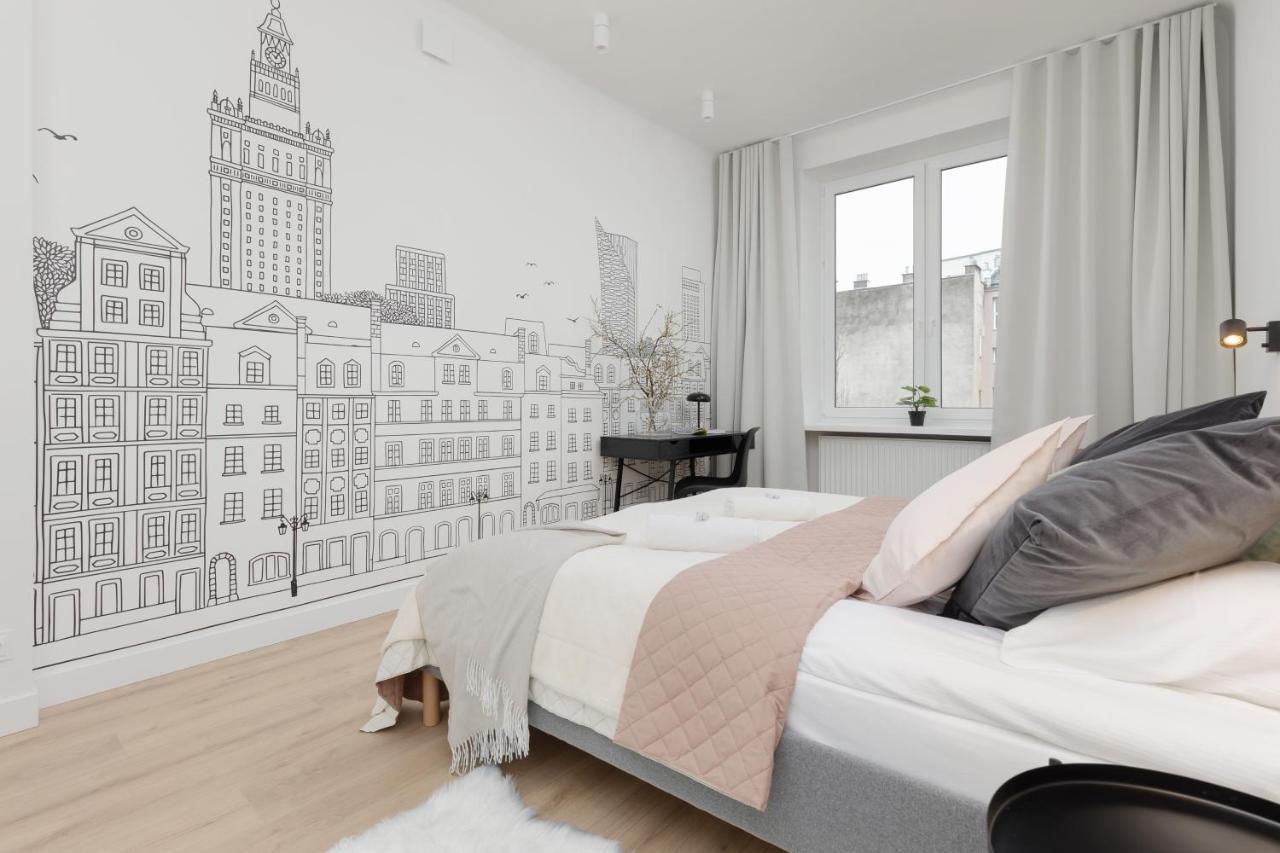 Spacious Apartment With Panoramic View Of Warsaw By Noclegi Renters Exteriör bild